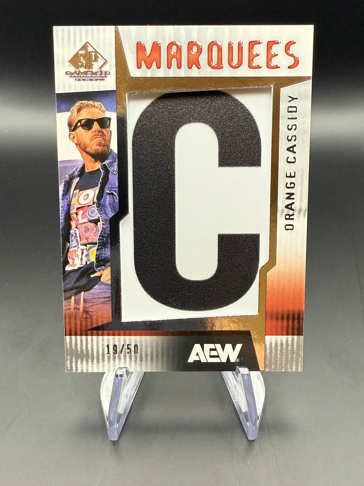 Orange Cassidy 2025 AEW Upper Deck SP Game Used Marquees /50