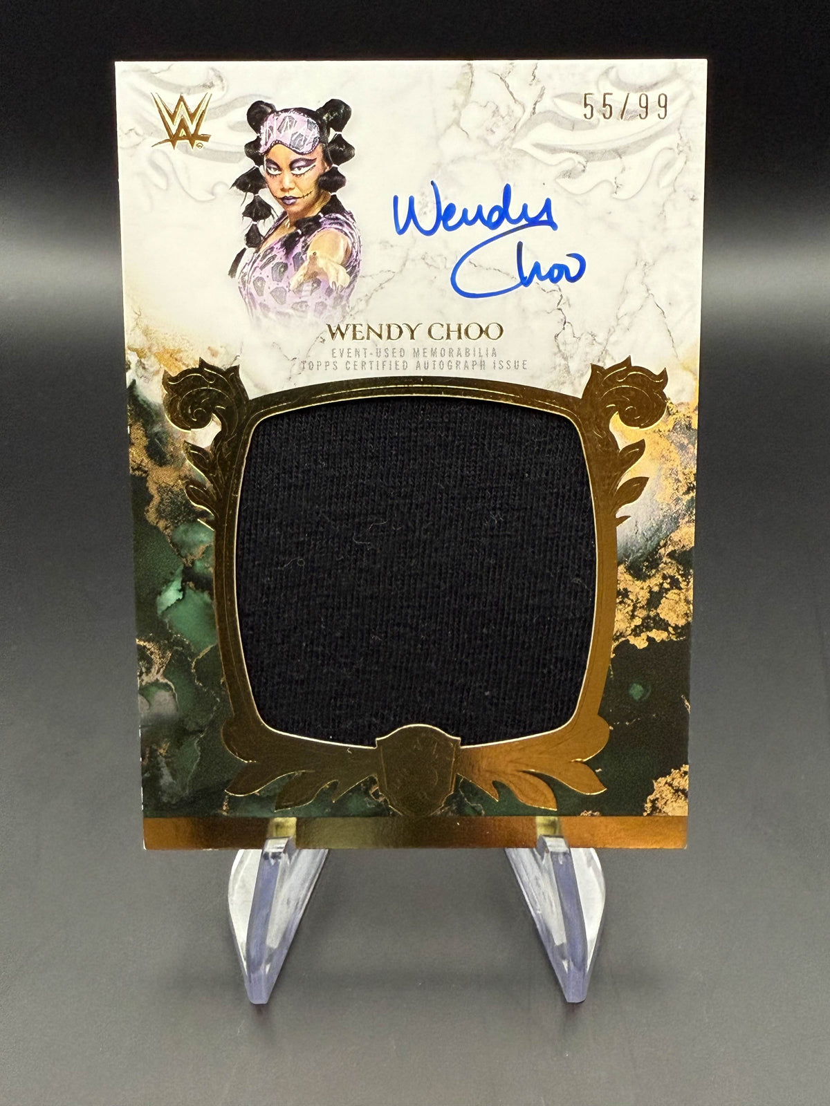 Wendy Choo 2025 WWE Topps Royalty Relic Autograph /99