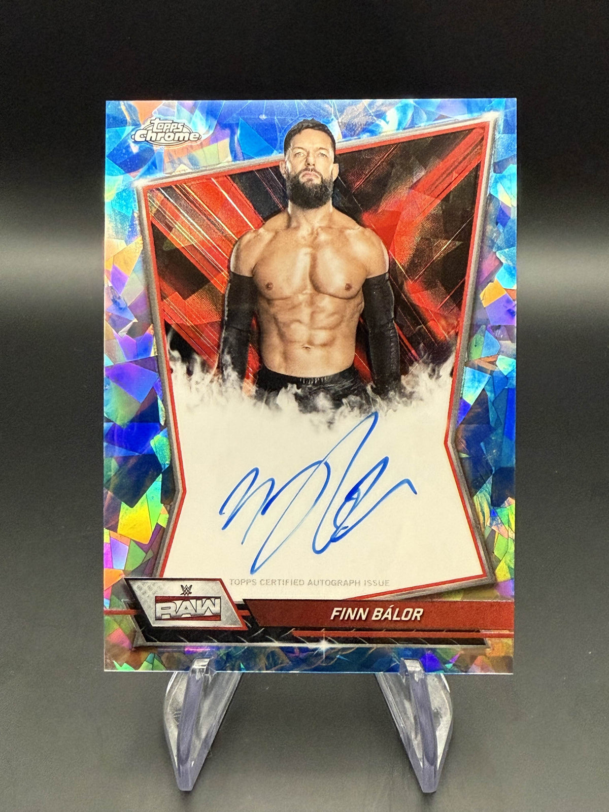 Finn Balor 2026 WWE Topps Chrome Sapphire Autograph