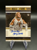 Brutus Beefcake 2023 WWE Panini Chronicles Hall of Fame Blue Autograph /49