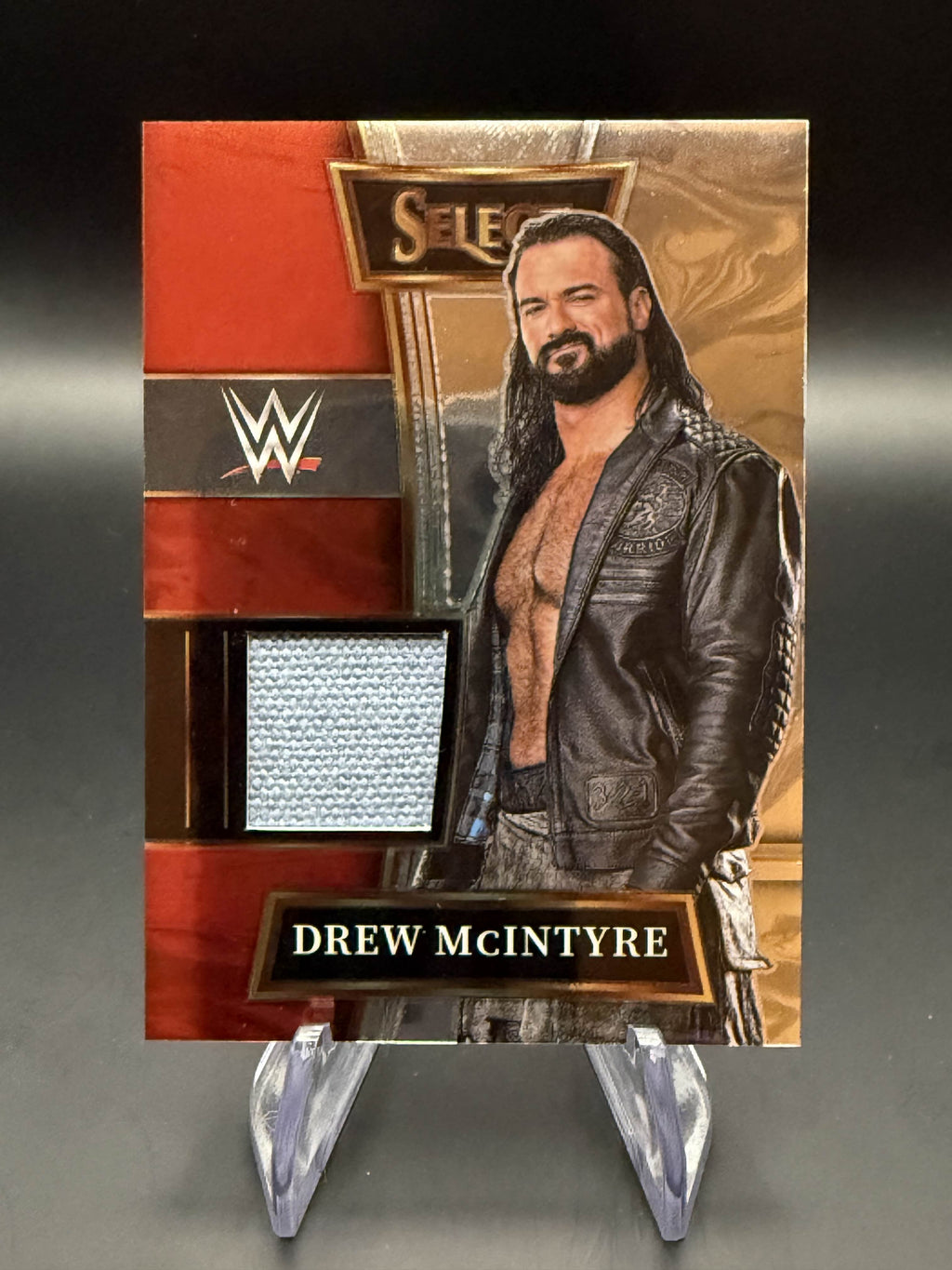 Drew McIntyre 2022 WWE Panini Select Selective Swatches