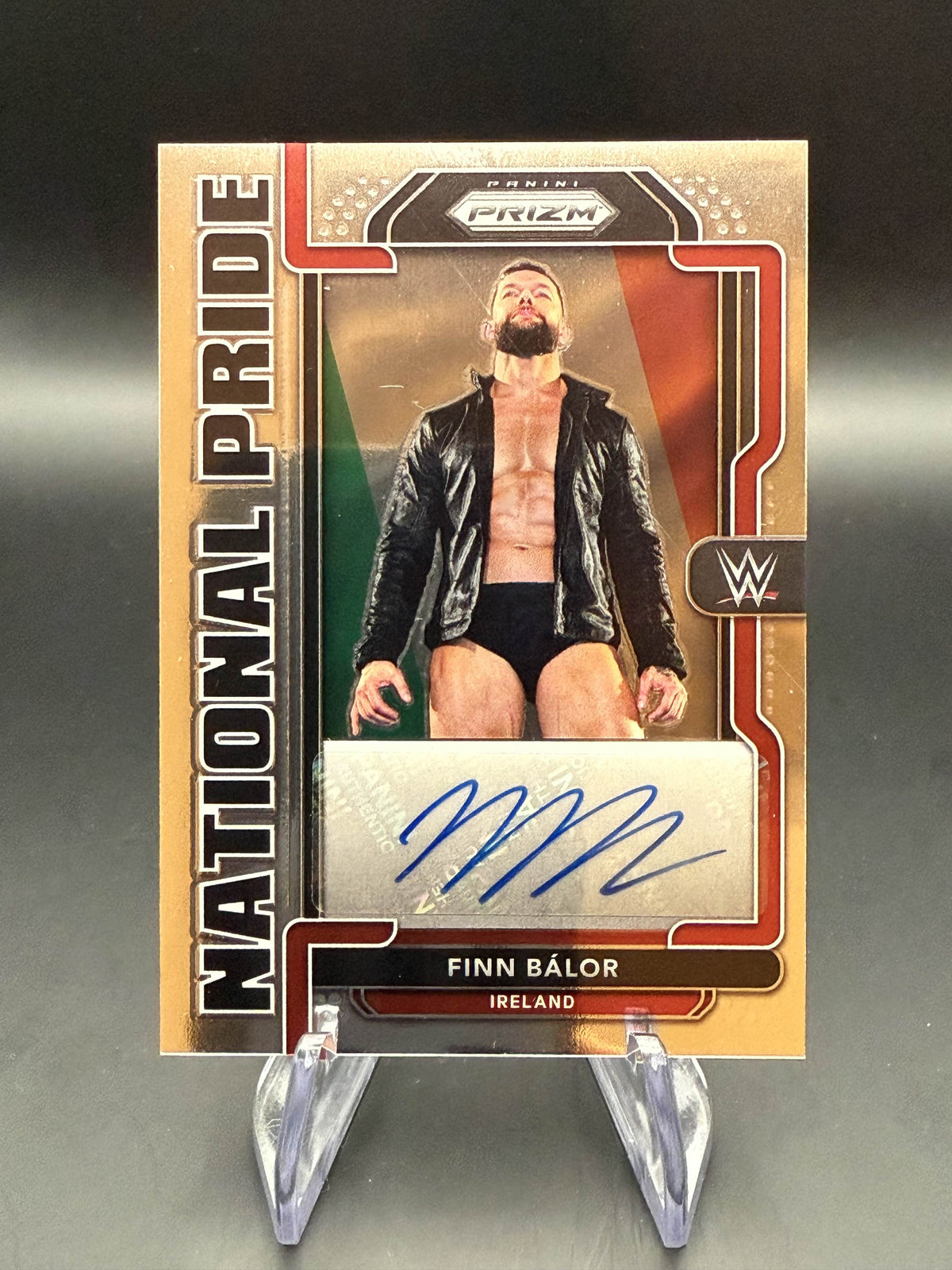 Finn Balor 2022 WWE Panini Chronicles National Pride Signatures Autograph