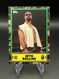 Seth Rollins 2025 Topps WWE x BAPE Green Camo