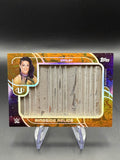 Bayley 2025 WWE Topps Universe Ringside Relics Orange Warp /25