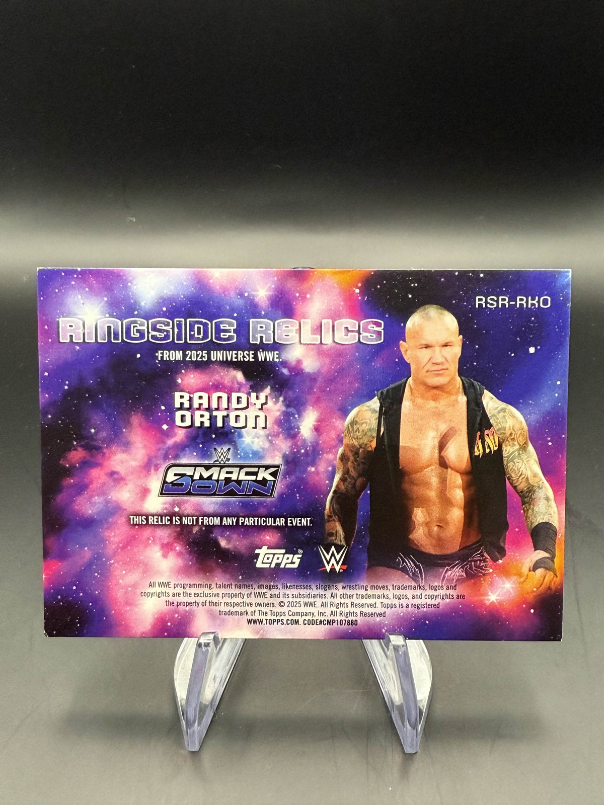 Randy Orton 2025 WWE Topps Universe Ringside Relics /99