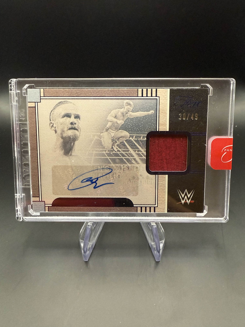 Ilja Dragunov 2024 WWE Panini Three Count Memorabilia Blue Autograph /49