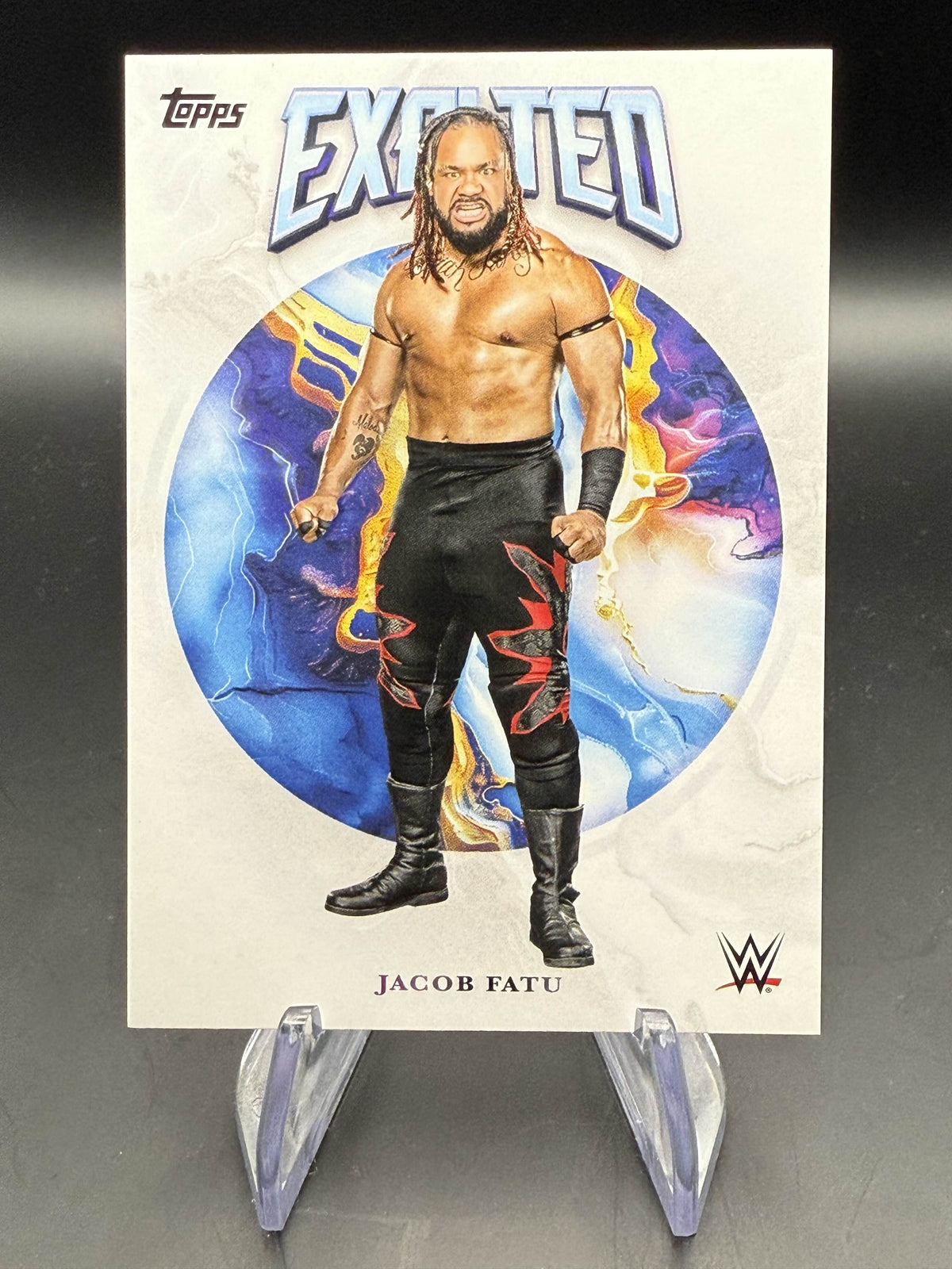 Jacob Fatu 2025 WWE Topps Exalted Base Card