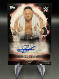 Samoa Joe 2019 WWE Topps Road to WrestleMania Autographs