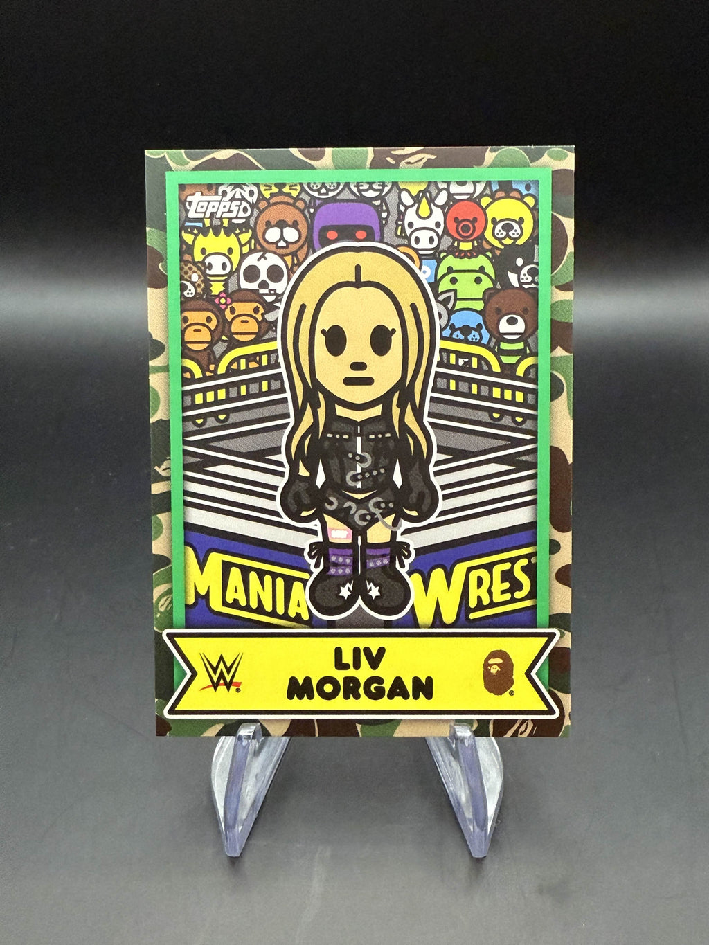 Liv Morgan 2025 Topps WWE x BAPE Baby Milo