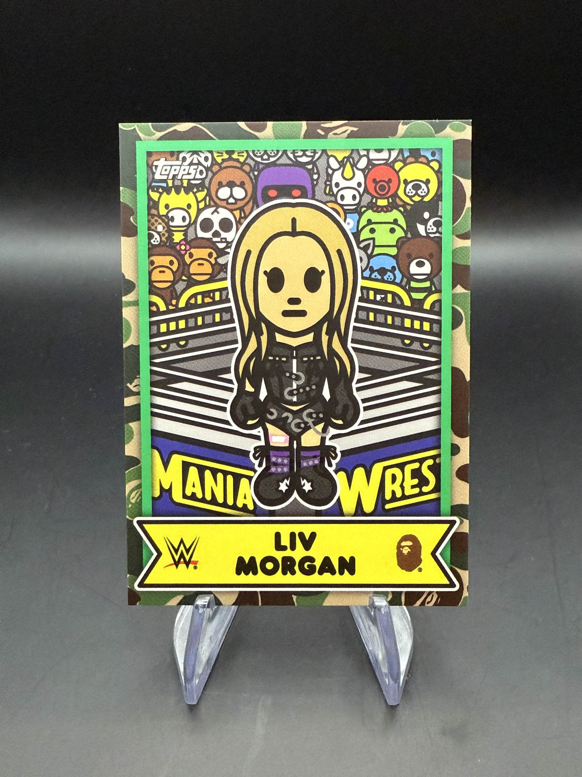 Liv Morgan 2025 Topps WWE x BAPE Baby Milo