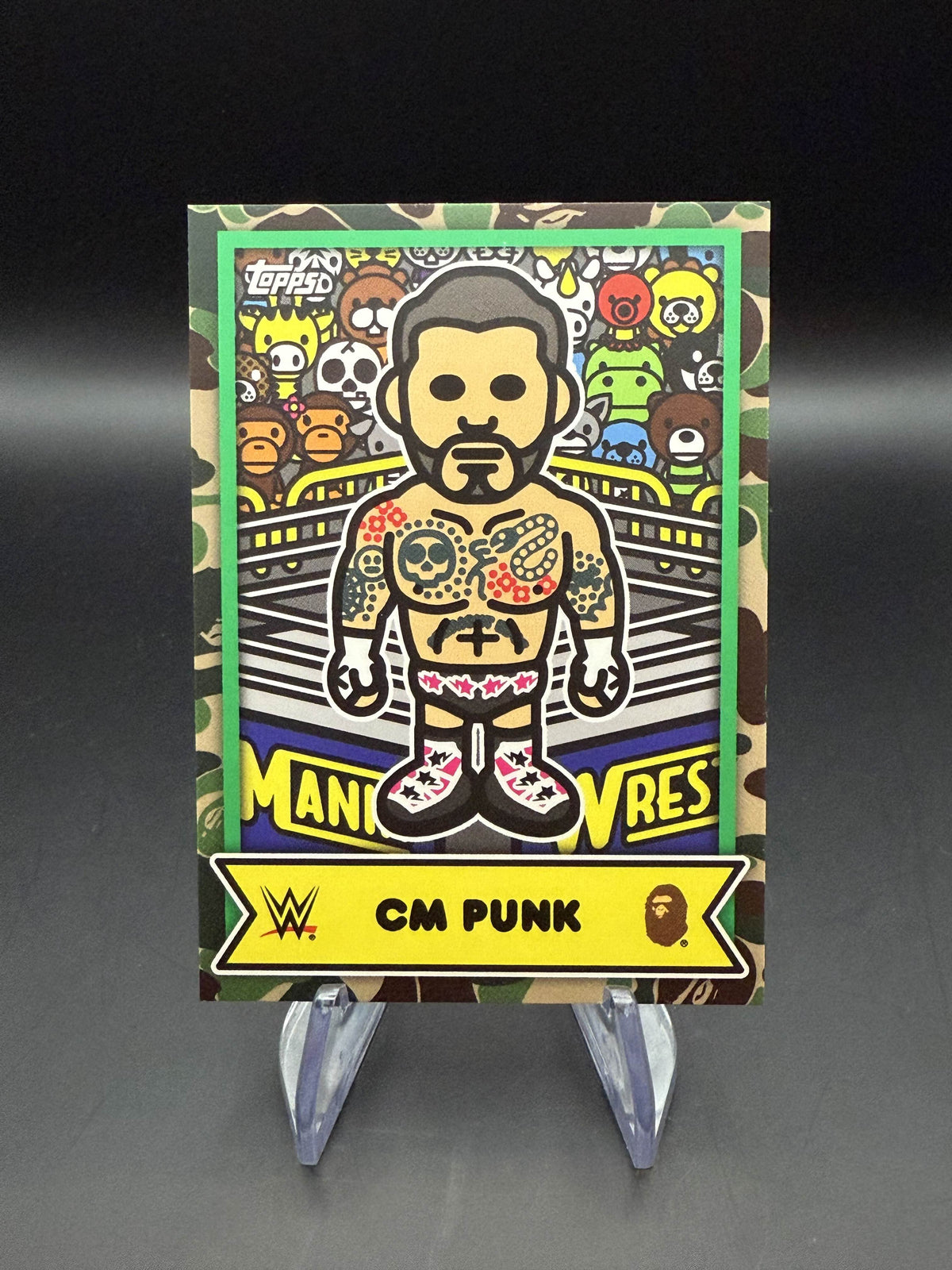 CM Punk 2025 Topps WWE x BAPE Baby Milo