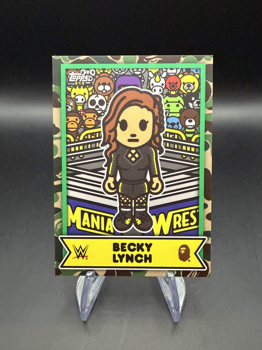 Becky Lynch 2025 Topps WWE x BAPE Baby Milo