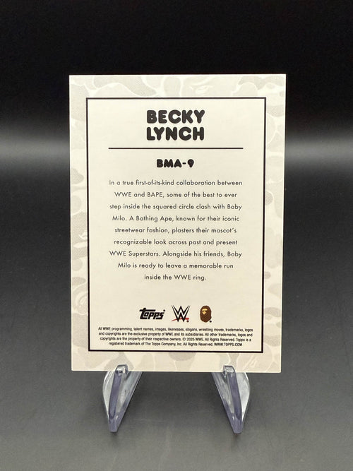 Becky Lynch 2025 Topps WWE x BAPE Baby Milo