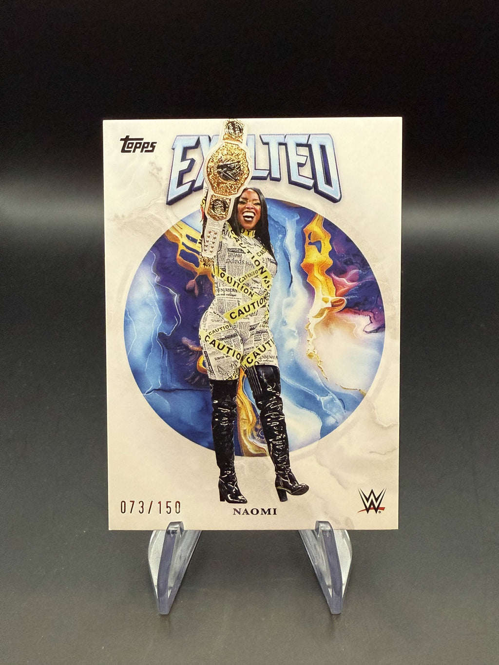 Naomi 2025 WWE Topps Exalted White /150