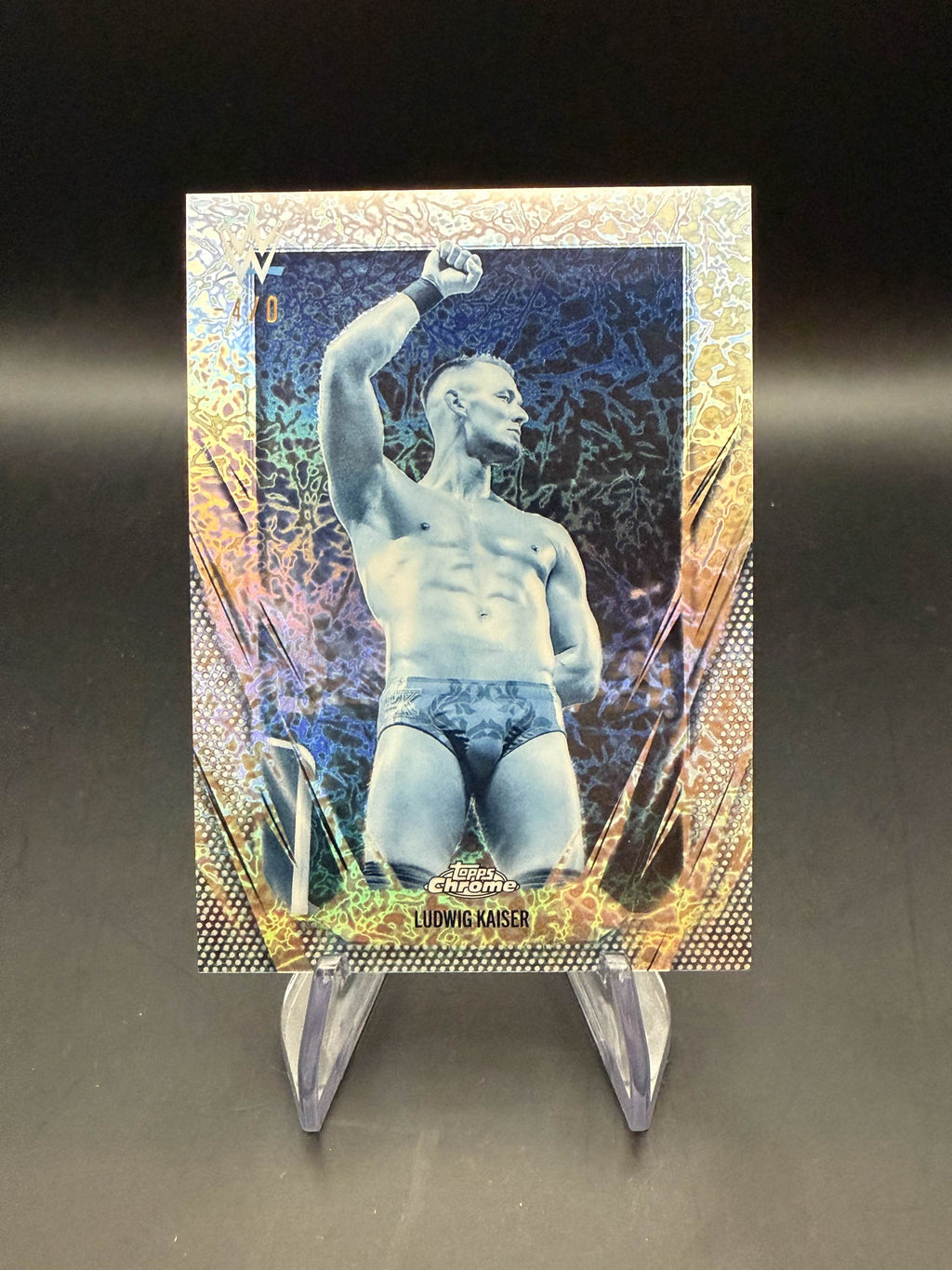 Ludwig Kaiser 2026 WWE Topps Chrome Frozenfractor /5