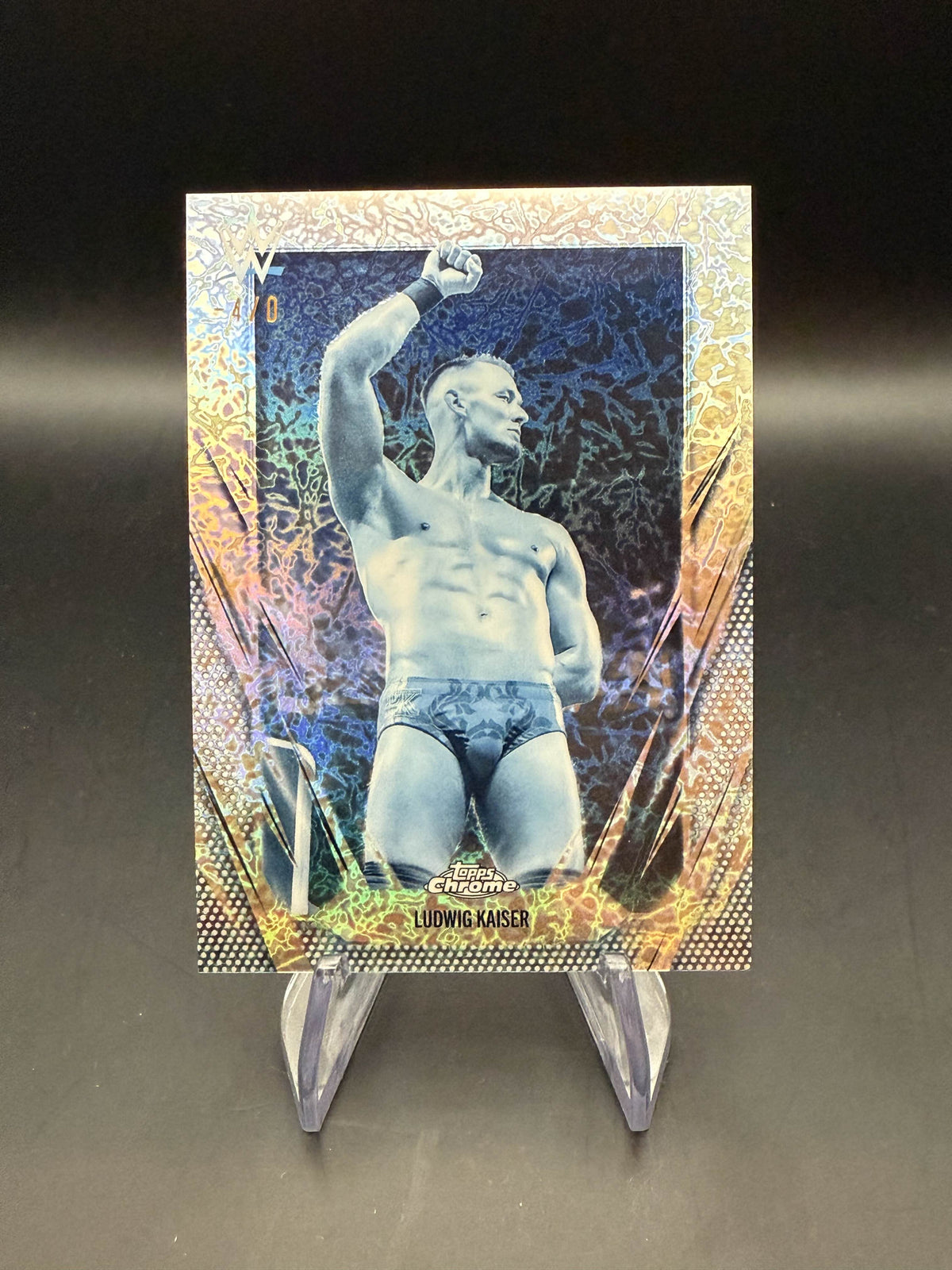 Ludwig Kaiser 2026 WWE Topps Chrome Frozenfractor /5