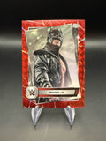 Dragon Lee 2025 WWE Topps Chrome Red Geometric Refractor 1/5