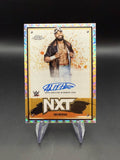 Oro Mensah 2025 WWE Topps Chrome Geometric Refractor NXT Autograph