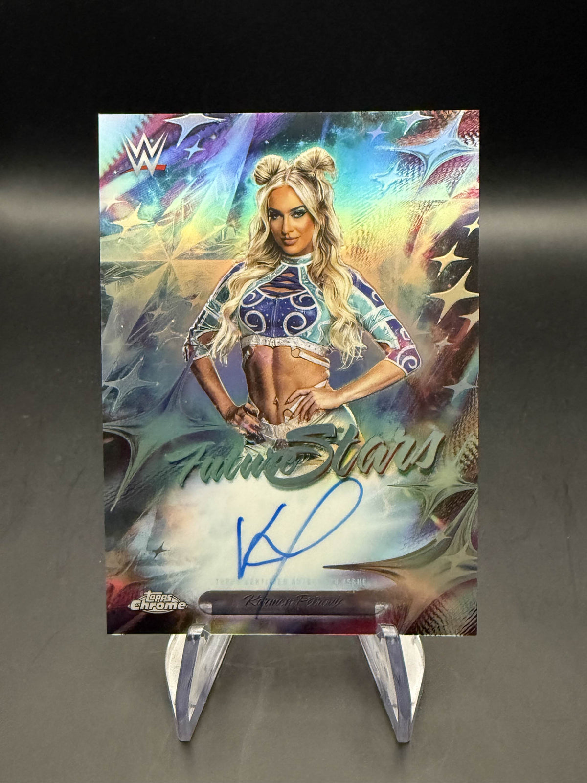 Karmen Petrovic 2026 WWE Topps Chrome Future Stars Autograph